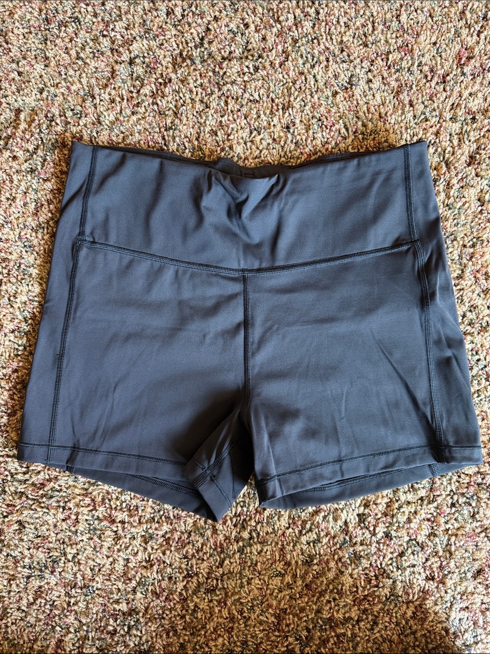 Athleta Black Ultimate Shortie Bike Shorts - Large